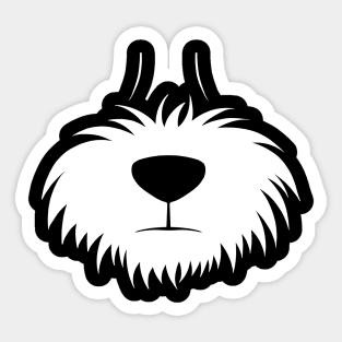 Fluffy doggy 3 Sticker